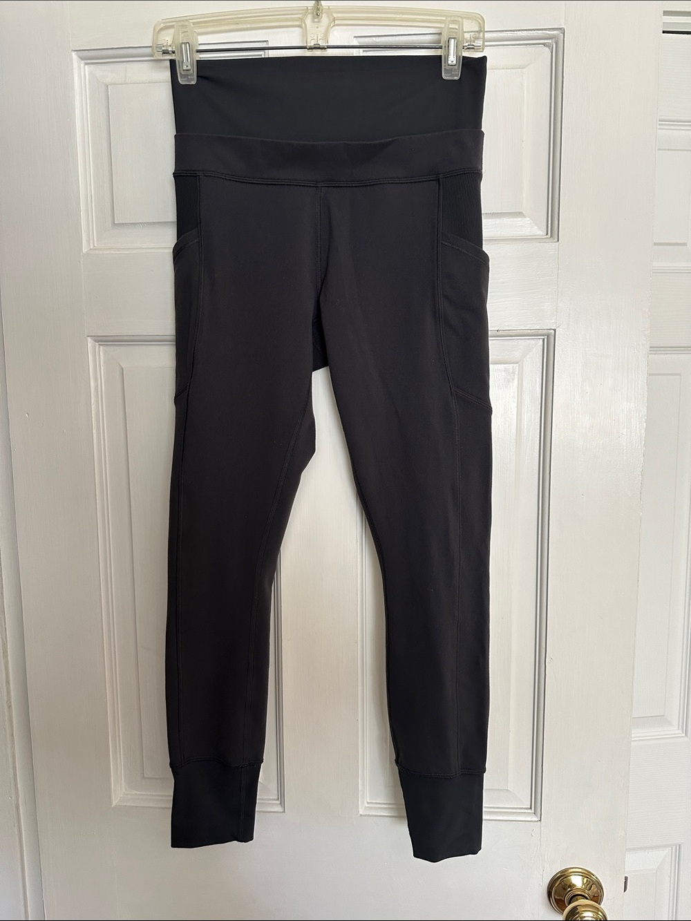 lululemon athletica Black High-Rise Leggings with Side Pockets